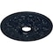Ekena Millwork Ashley Ceiling Medallion (Fits Canopies up to 4 3/4"), 23 7/8"OD x 4"ID x 2 1/8"P, Midnight Dream CM23ASMDF - alternate 4